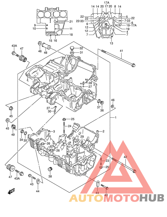 Картер двигателя