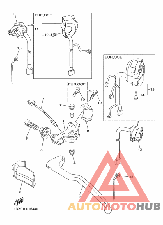 Handle switch & lever