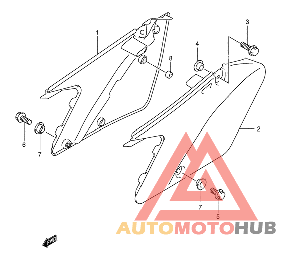 Обтекатель задний
