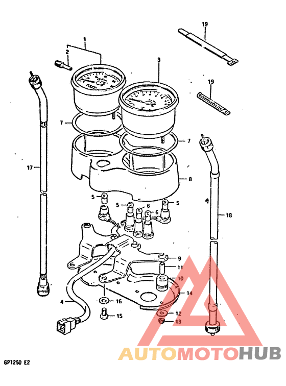 Спидометр-тахометр