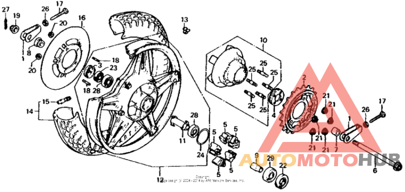 Rear wheel 79