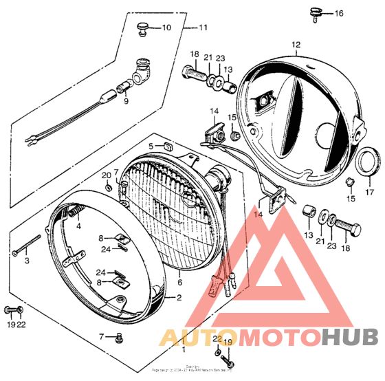 Headlight + headlight case