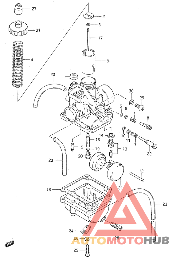 Carburetor assy