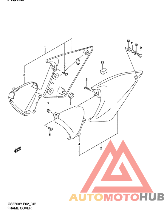 Обтекатель задний