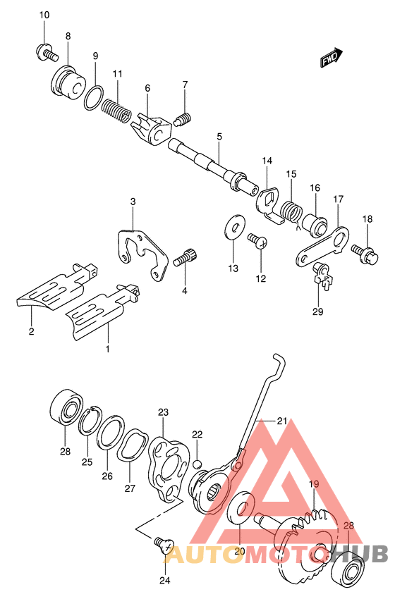 Клапан выхлопа