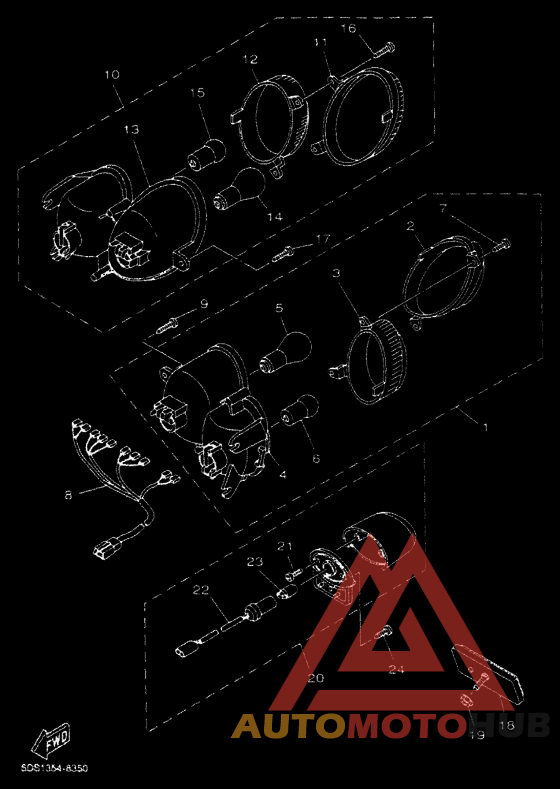 Taillight unit ass`y