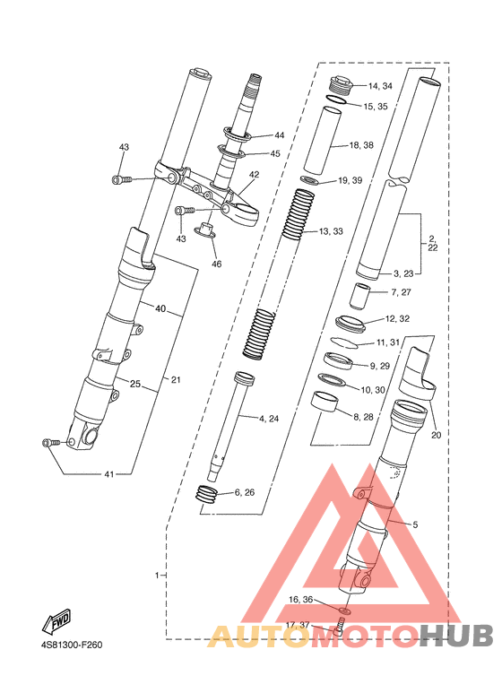 Передняя вилка