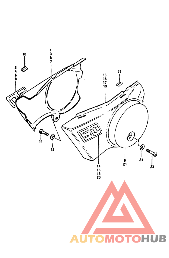 Обтекатель задний
