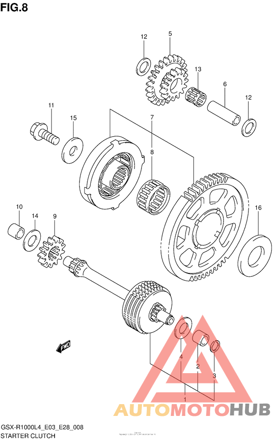 Муфта стартера
