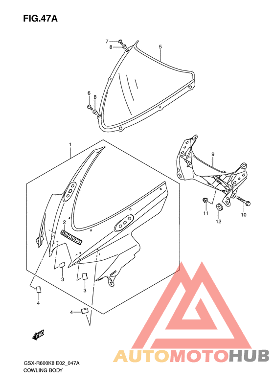 Cowling body