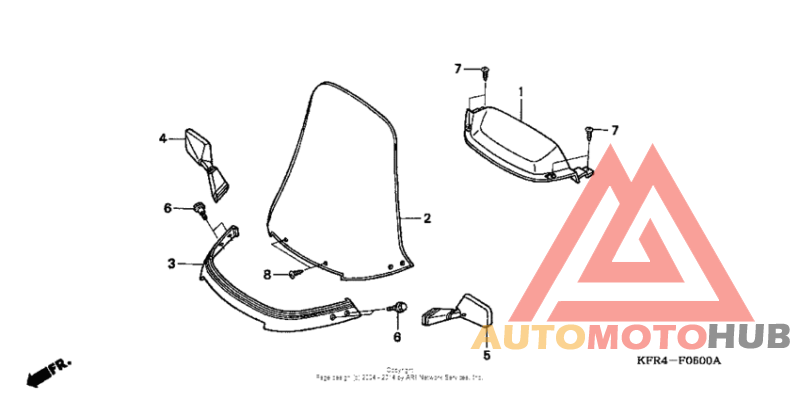 Meter visor + windscreen