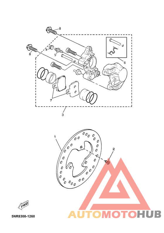 Задний суппорт