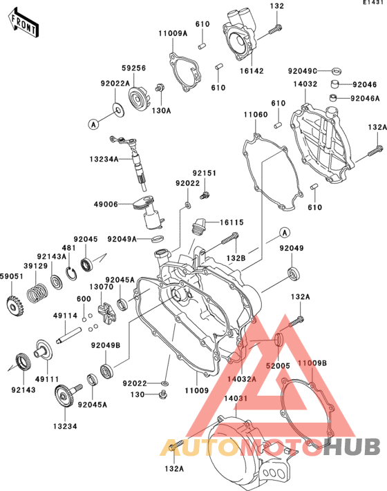 Engine cover(s)(1/2)(kx85-a3/b3)