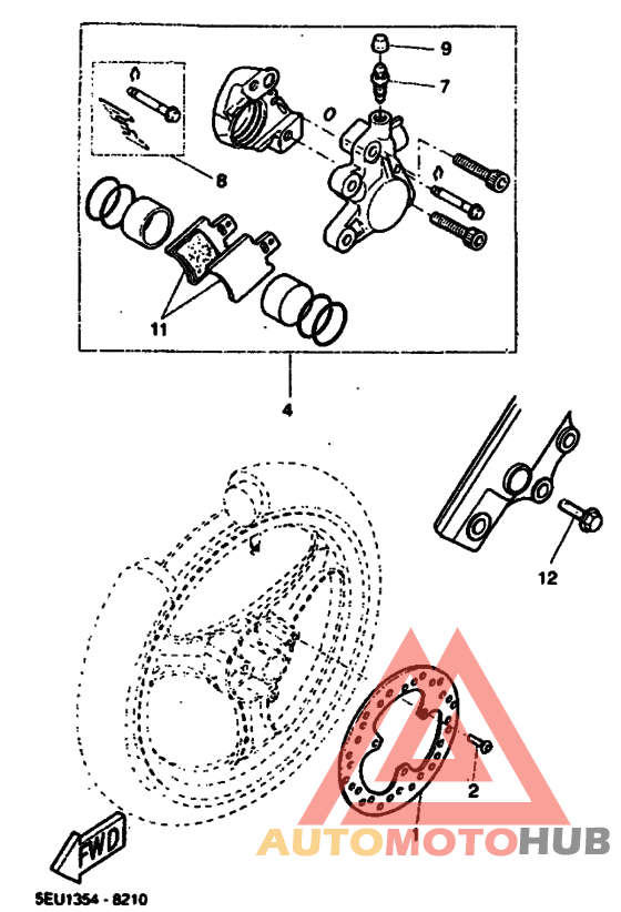 Передний суппорт