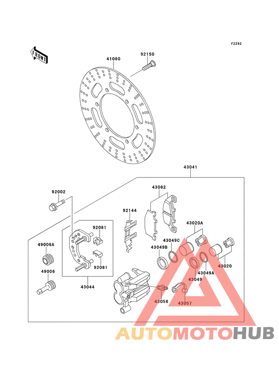 Передний суппорт