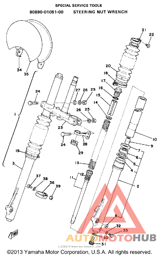 Передняя вилка