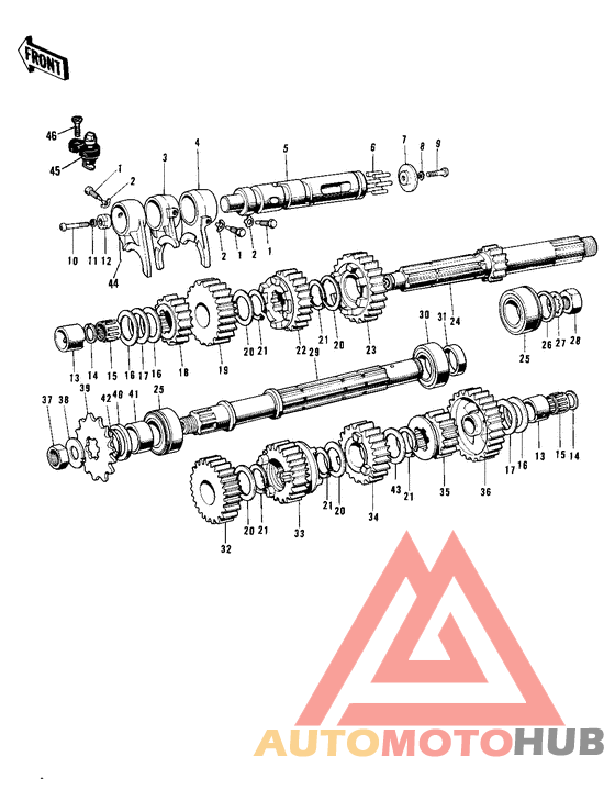 Transmission/change drum