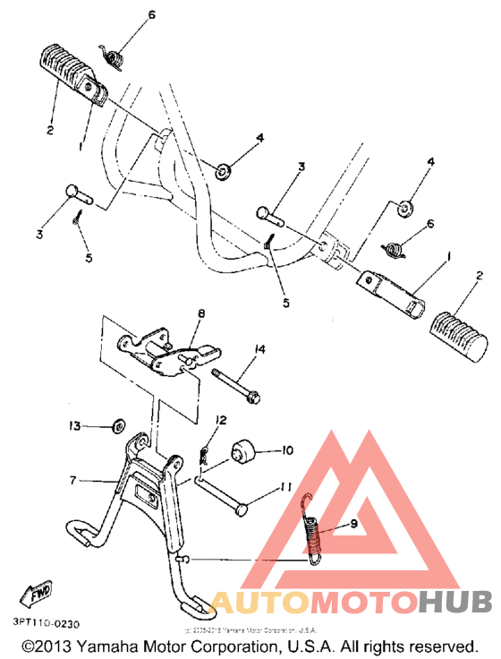 Stand - footrest