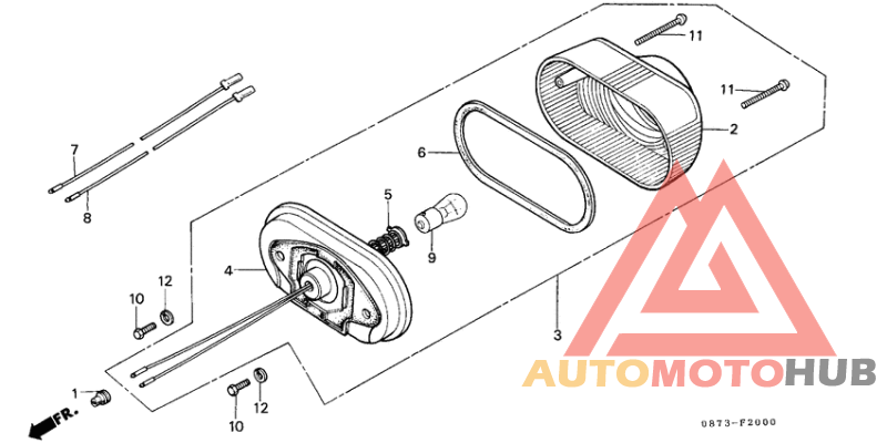 Taillight unit ass`y