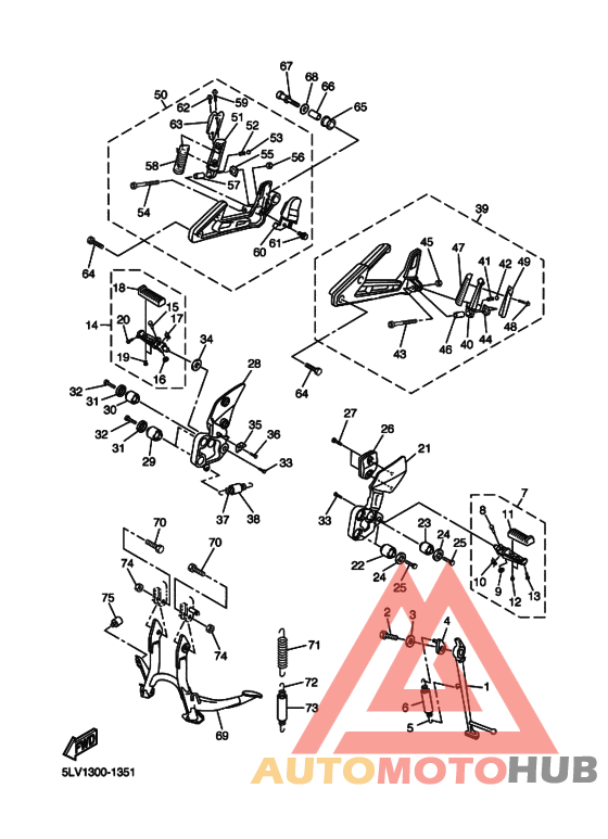 Support & repose pied