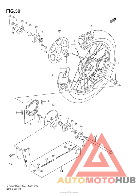 Переднее колесо