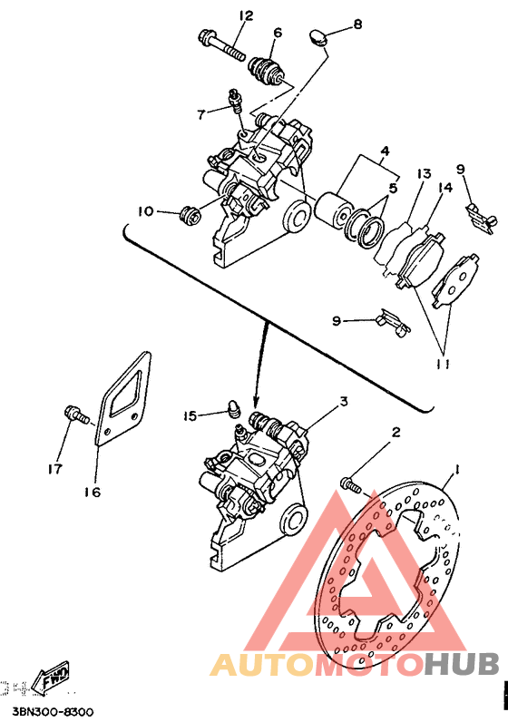 Задний суппорт