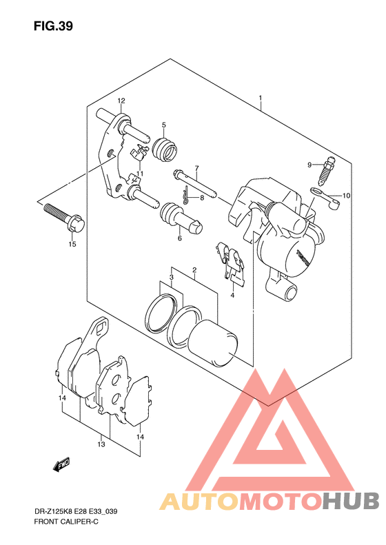 Передний суппорт