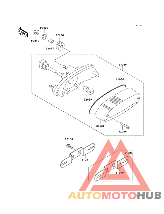 Taillight unit ass`y
