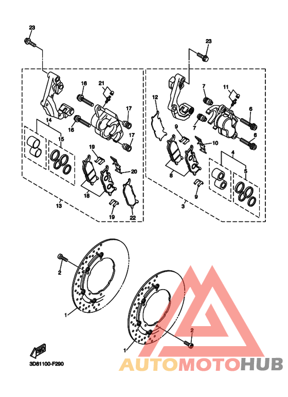 Передний суппорт