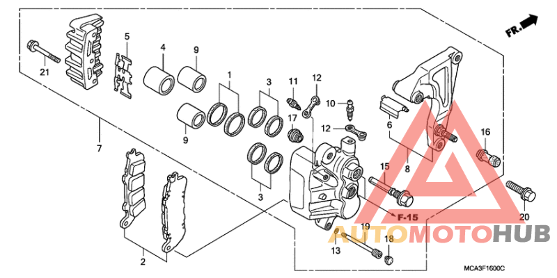 Задний суппорт
