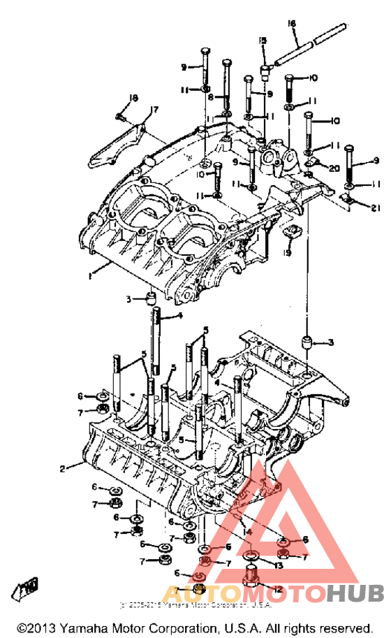 Картер двигателя