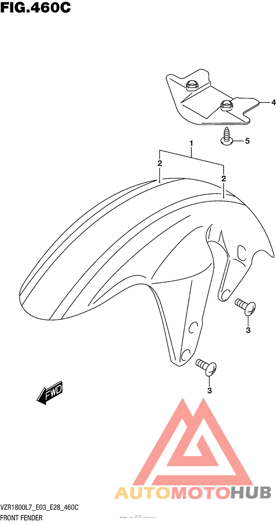 Front Fender (For Bbd) (Vzr1800Bzl7 E03)