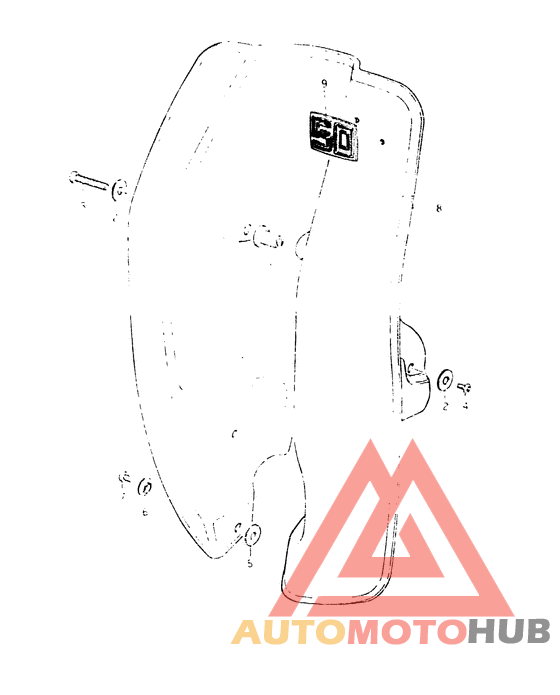 Щиток облицовочный