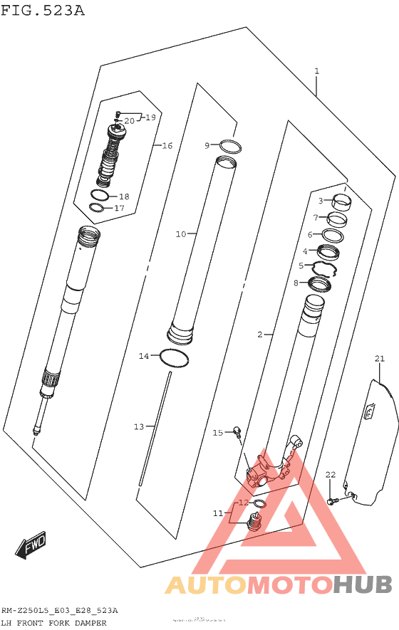 Lh Front Fork Damper