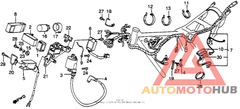 Wire harness + ignition coil