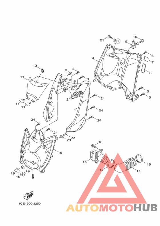 Щиток облицовочный