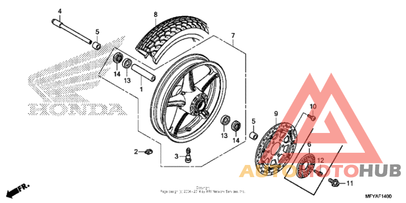 Front wheel (1)