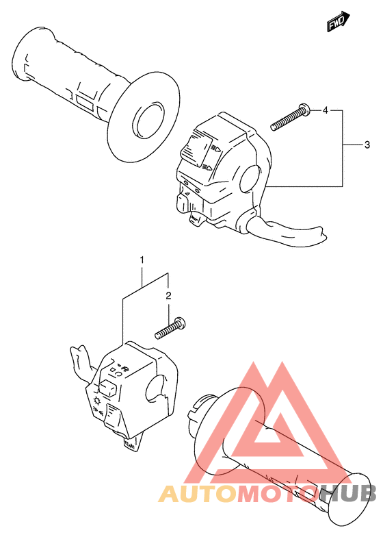 Рулевой переключатель