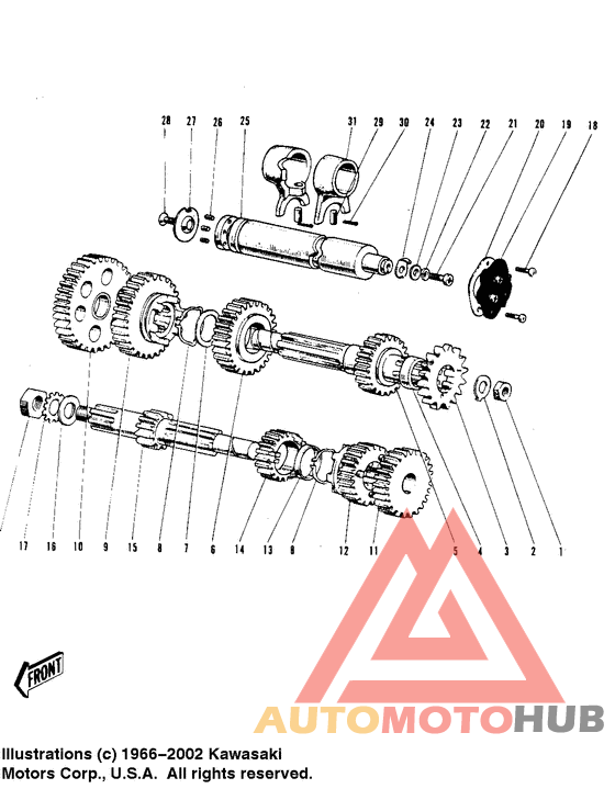 Transmission/change drum