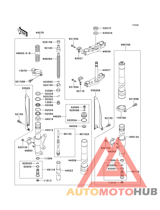 Front fork(1/2)