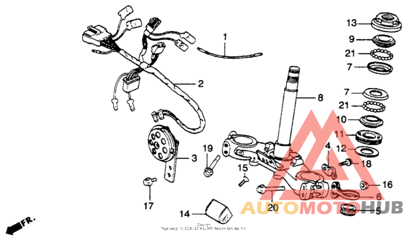 Steering stem 80-81