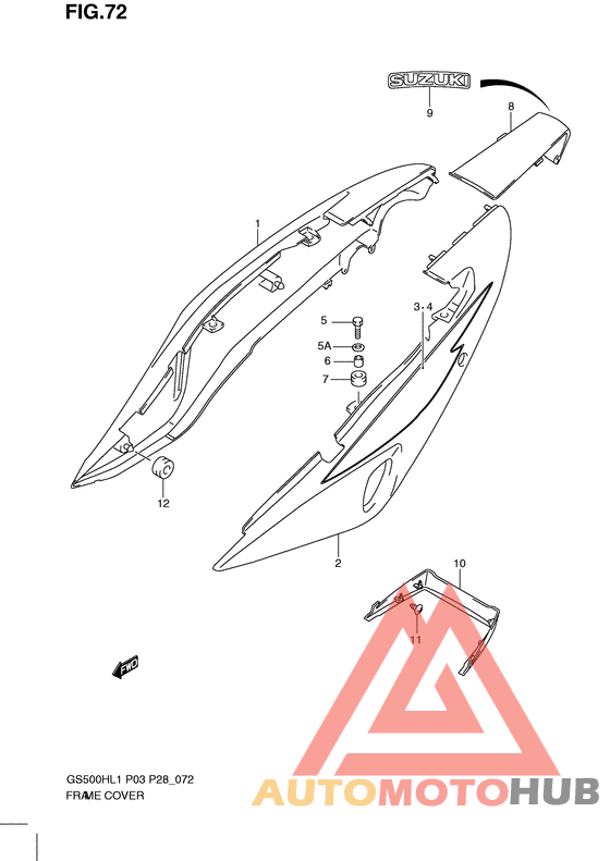 Обтекатель задний