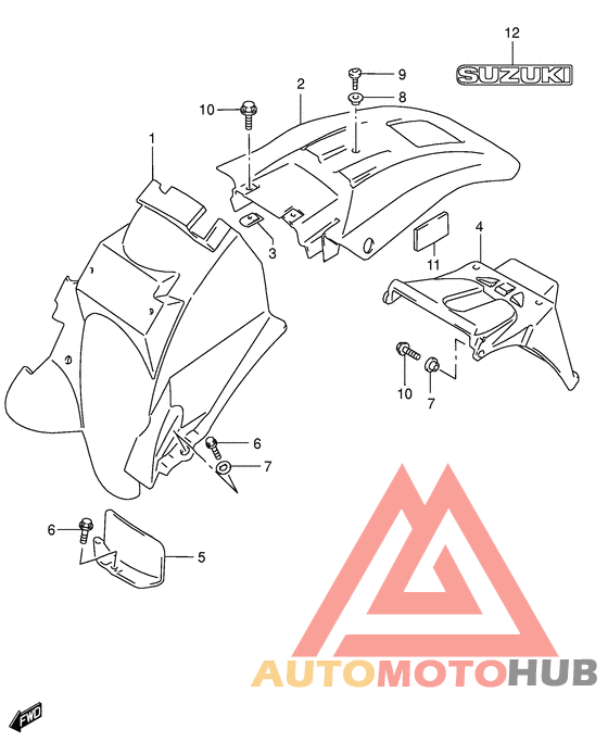 Заднее крыло