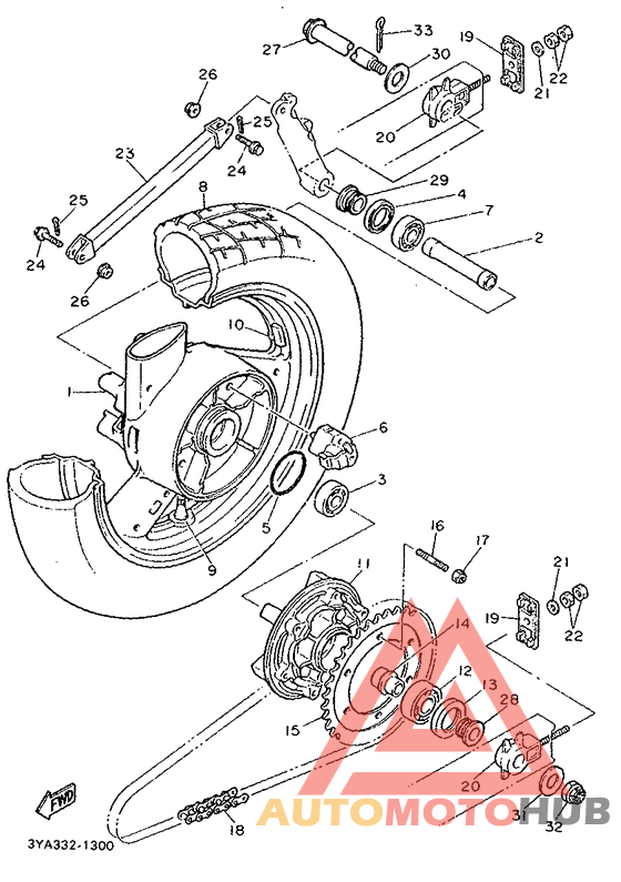 Переднее колесо