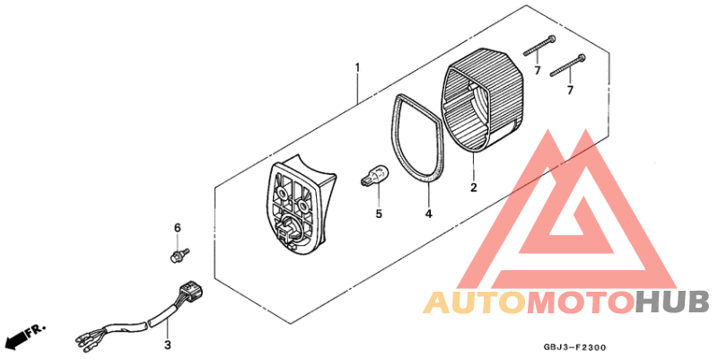 Taillight unit ass`y