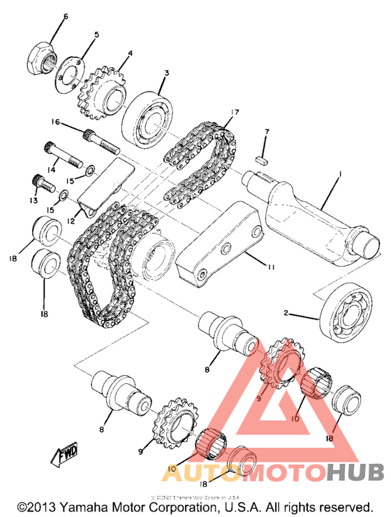 Балансир кривошипа