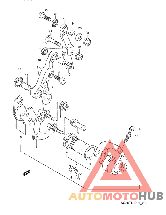Передний суппорт