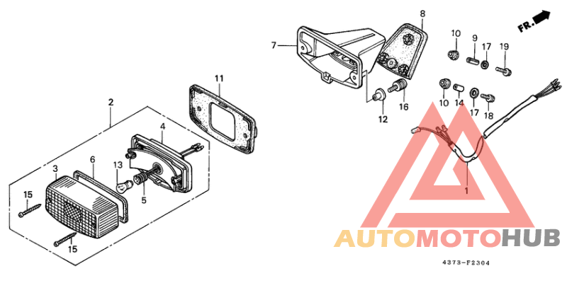 Taillight unit ass`y