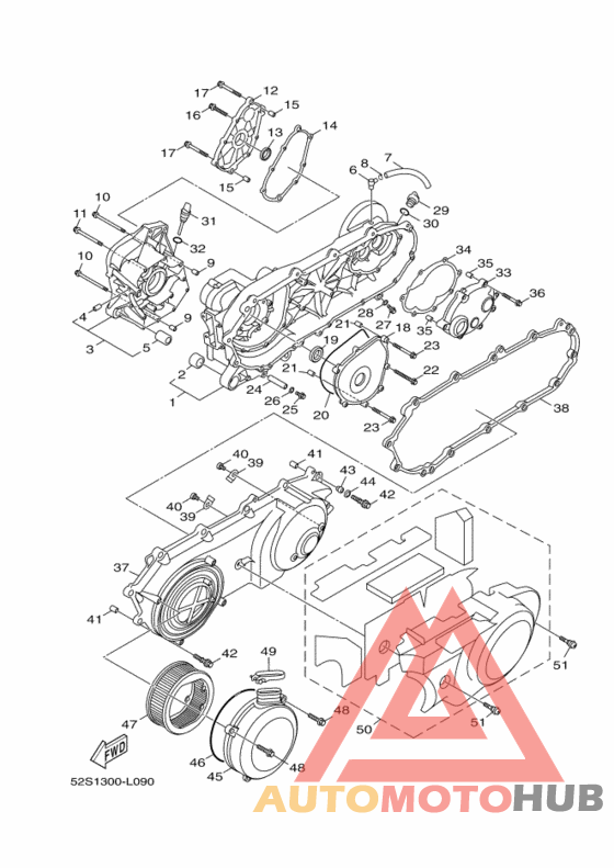 Картер двигателя