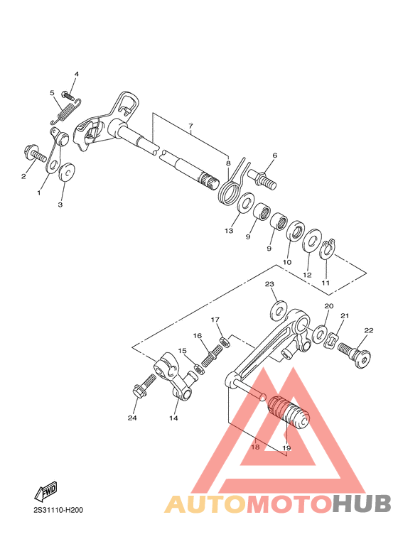 Вал переключения